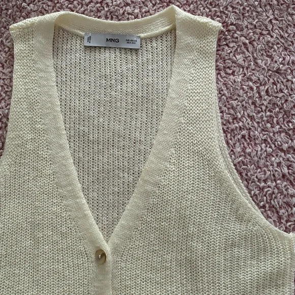 Mango Button Vest - Picture 3 of 6